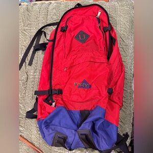 NWOT Y2K 90’s Kelty Red and Blue Gorpcore hiking outdoor overnight Backpack